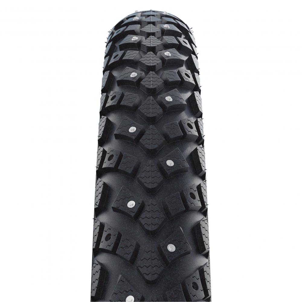 SCHWALBE Reifen Marathon Plus Spike HS 396 - Spikereifen mit SmartGuard Pannenschutz