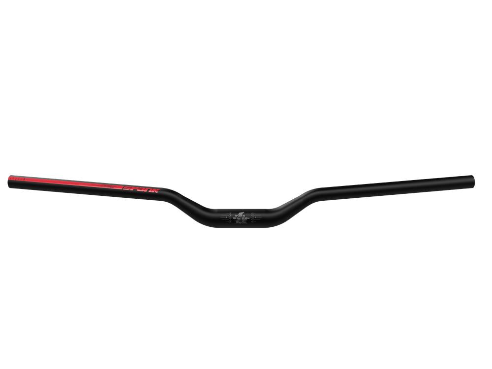 SPANK SPOON 35 MTB-Lenker 800 mm, 25 mm Rise, Schwarz/Rot
