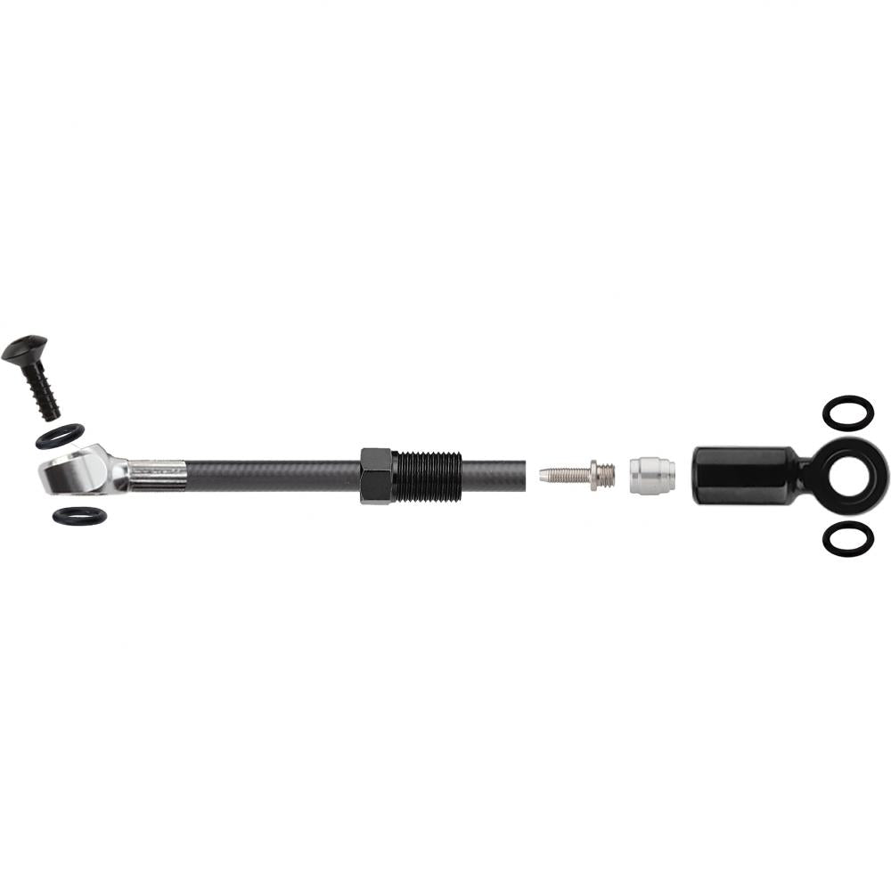Jagwire Bremsleitungsset Sport Hydraulic für DOT 2000 mm Schwarz - zuverlässige Bremsperformance