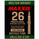 Maxxis WelterWeight Schlauch 26 x 1,50-2,50 Zoll - 40/63-559, SV 48 mm