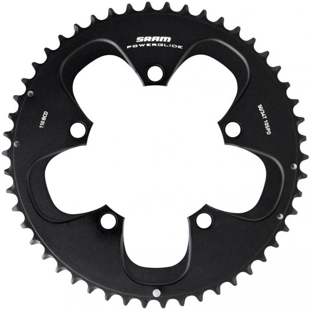 SRAM Red Kettenblatt 36 Zähne 11-fach 110mm Lochkreis schwarz - Hochleistungs Kettenblatt für Rennrad