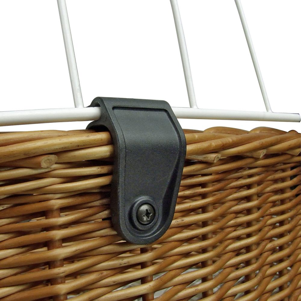 KLICKfix Doggy Basket Plus Hundekorb  36x52x46 cm, KorbKlip, stabiler Fahrradkorb für Hunde