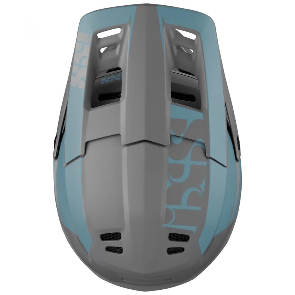 IXS Sports Division iXS XACT Evo helmet S/M Ocean-Graphite - Fullface-Helm mit Top-Belüftung