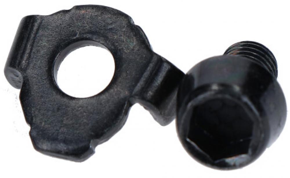 SHIMANO Schaltzug-Befestigungschraube für RD-T610 M5 x 8,5 mm inkl. Gegenplatte - 8,, 5 mm