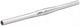 Deda Elementi Lenker Fixie Dritto 50 Zentimeter silber polish - Urban- und Singlespeed-Lenker aus 6061 Aluminium, 26,0 Millimeter Klemmung
