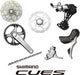 SHIMANO Gruppe CUES Silver Edition 10 Silver - komplette 10-fach Schalt- & Bremsgruppe