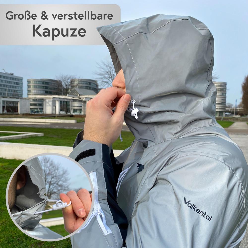 Valkental Herrenjacke Softshell L grau