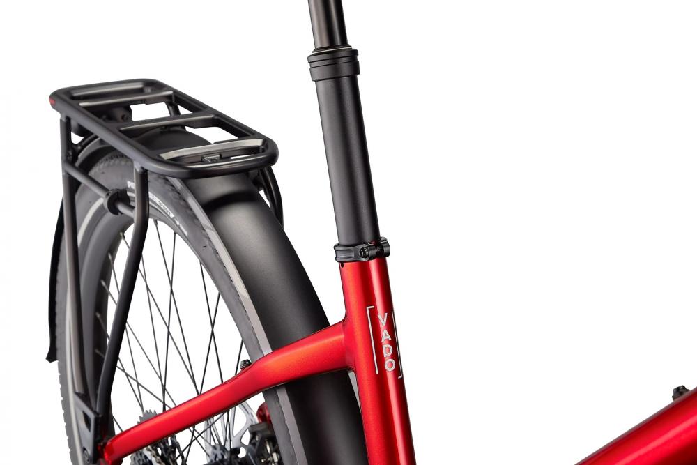 VADO 5.0 ST NB E-Bike in Red Tint/Silver Reflective - Größe L - E-City Bike