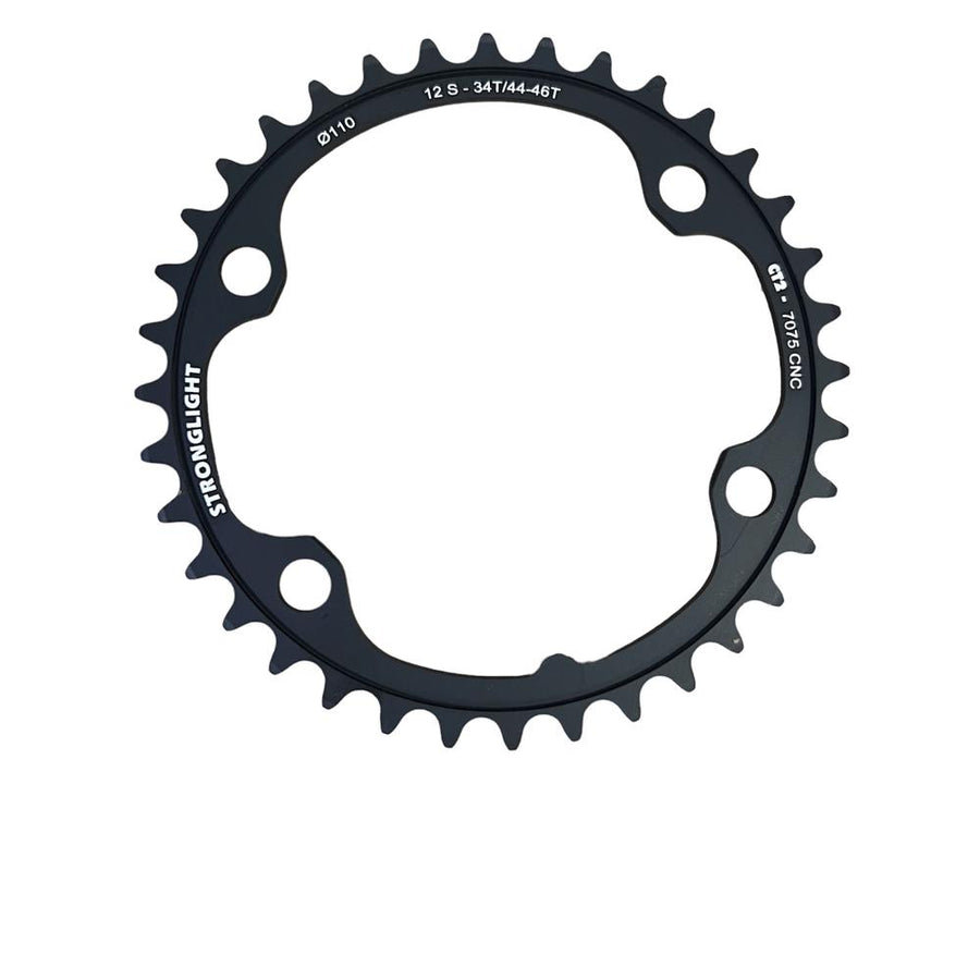 Stronglight Kettenblatt 38 Zähne Ø 110 mm Silber - Shimano Dura Ace kompatibel