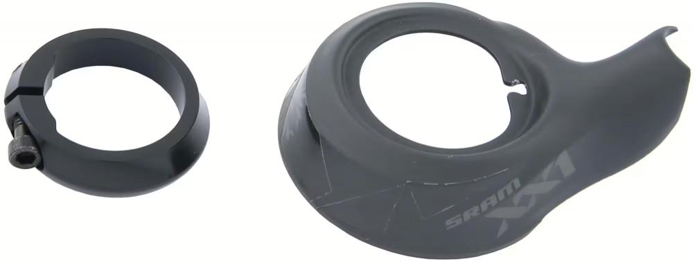 Abdeckung/Klemme Drehgriffschalter SRAM XX1 Eagle, schwarz, rechts, 1 Stück