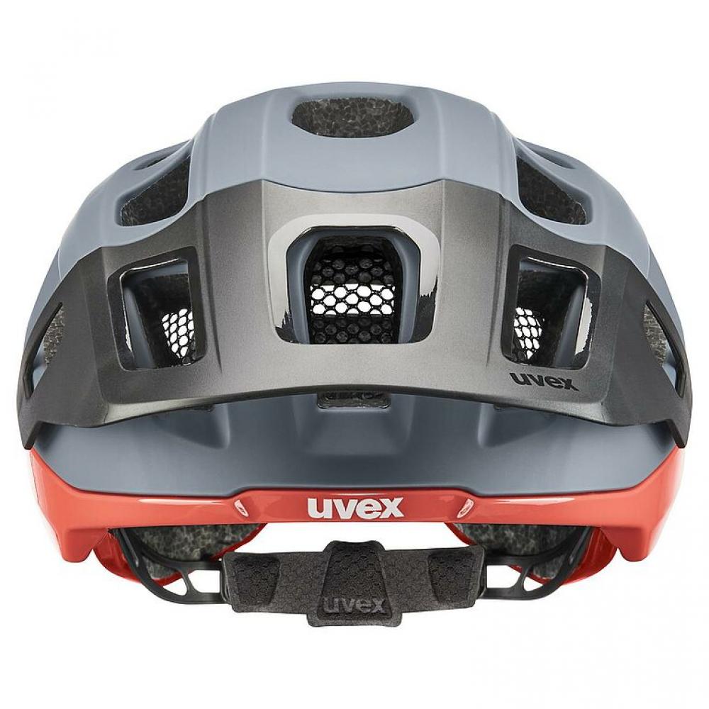 Uvex React MTB-Helm rhino-apricot peach matt 56-59 cm, 14 Belüftungen, 3D IAS, EN 1078, Unisex