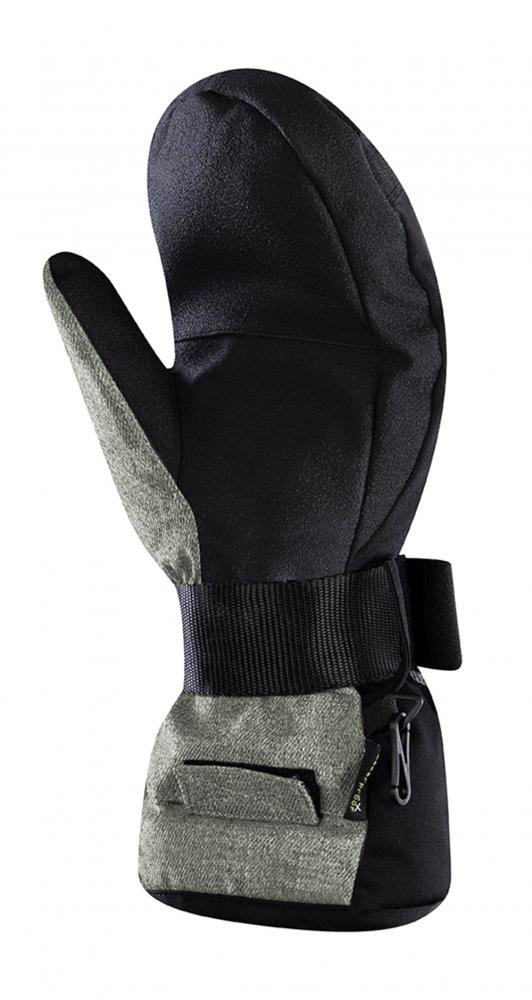 CHIBA Board Mitten - wasserdichte Radhandschuhe olive/gold, Größe 11