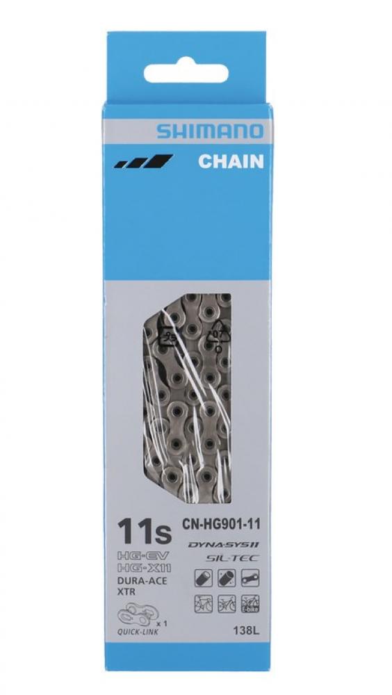 SHIMANO Kette XTR CN-HG901 11-fach 138 Glieder Kette - 11-fach Antrieb kompatibel
