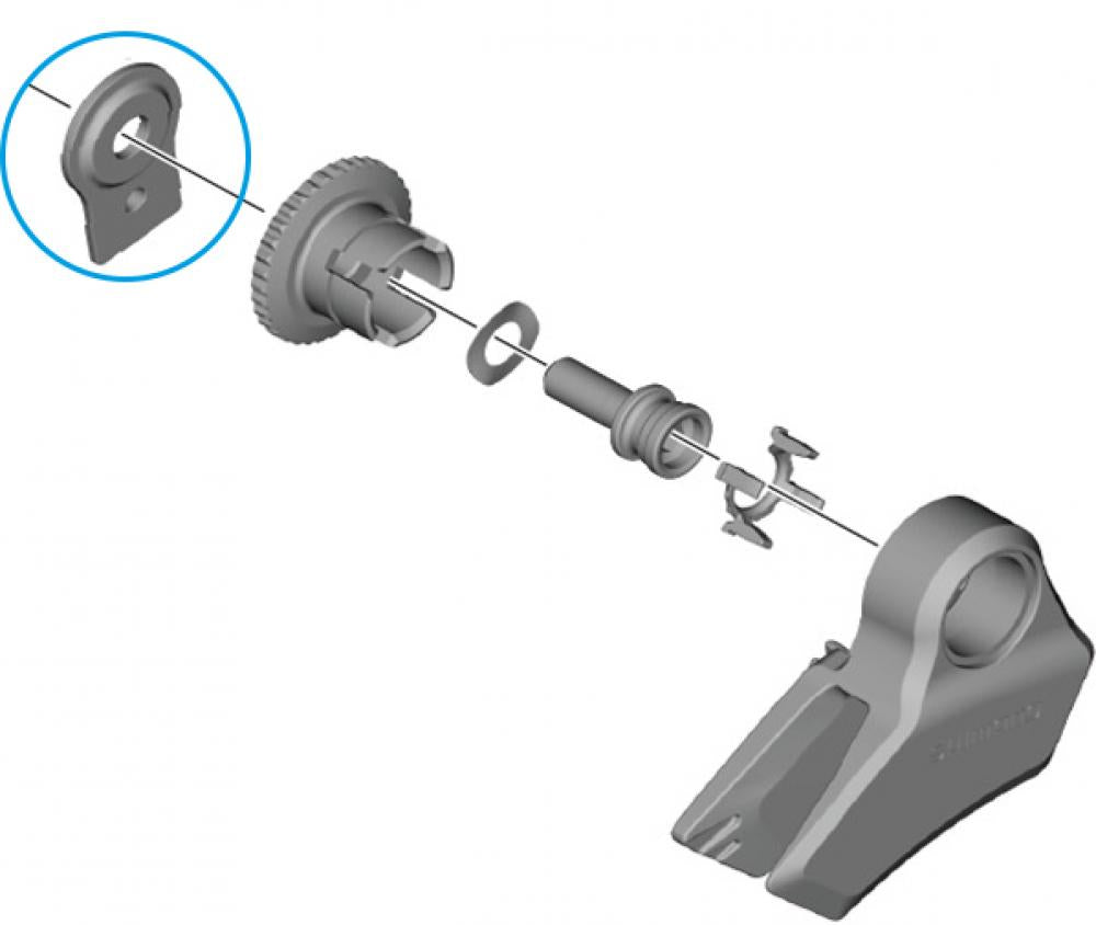 SHIMANO CD-EM800 Abstandhalter 55 mm Kettenlinie - 55 mm