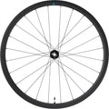 SHIMANO Vorderrad WH-RS710 C32 TL Laufrad - für Rennrad-Scheibenbremsen 28" 24 Loch Center-Lock 100x12 mm