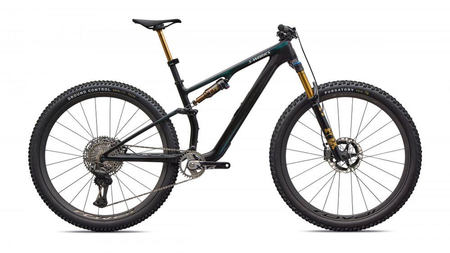Specialized EPIC 8 SW EVO DI2 Mountain Bike - Carbon/Purple/Liquid Metal Größe M - Mountainbike