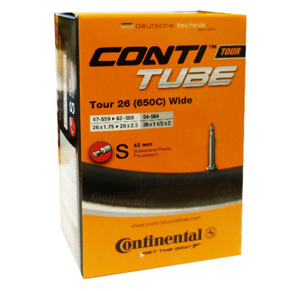 Continental Schlauch Conti 26x1.75-2.50" 47-62/ 559 S42, TOUR 26 wide SV 42mm