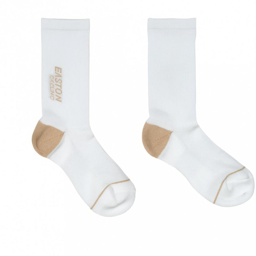 Easton Coolmax Socken white S/M - atmungsaktive Radsocken für maximalen Komfort