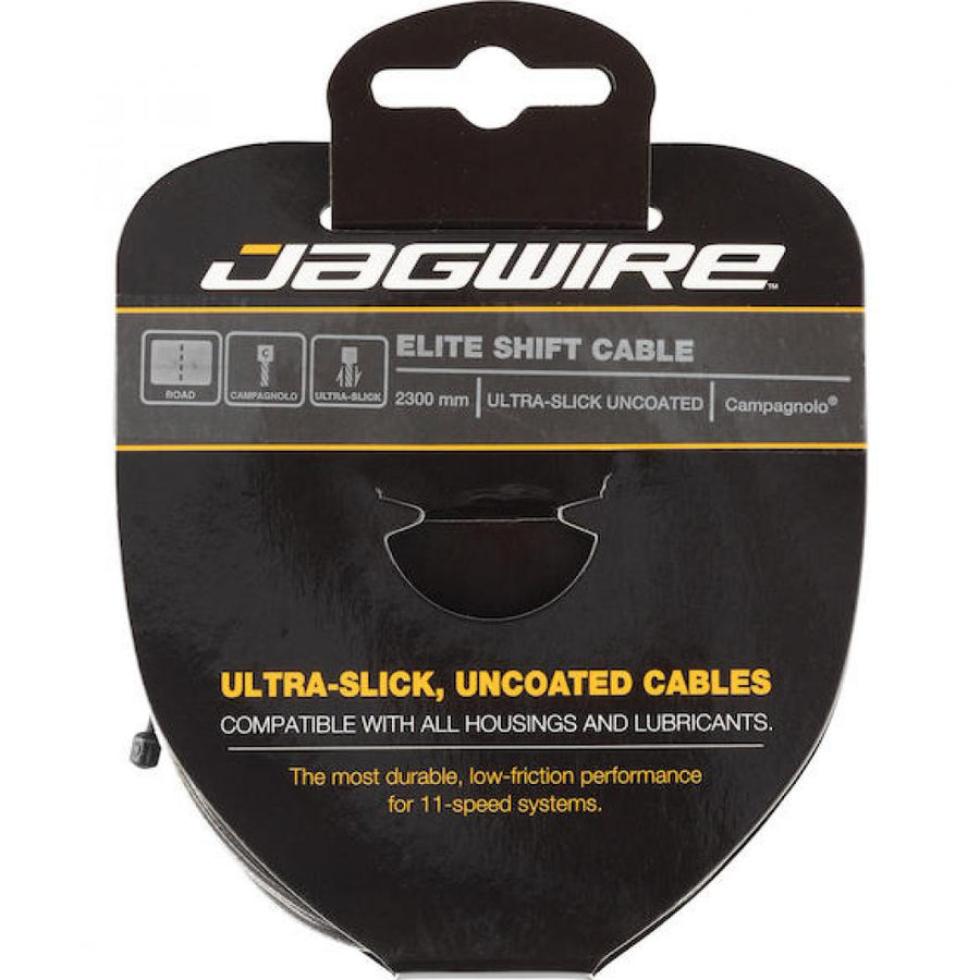 Jagwire Elite Ultra-Slick Schaltzug 1,1 × 2300 mm Silber - Hochglanzpoliert für Shimano & SRAM