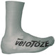 VeloToze Überschuh 2.0 lang silber XL Silber - wasserdichter Aero-Überschuh für kalte Tage
