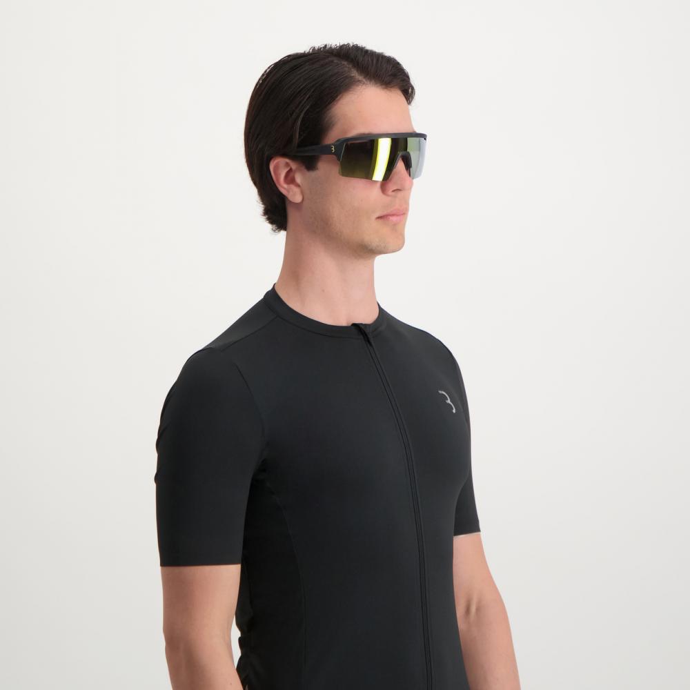 BBB Cycling BBB Sportbrille Fuse PC MLC Einheitsgröße matt schwarz - leistungsstarker Rundumschutz