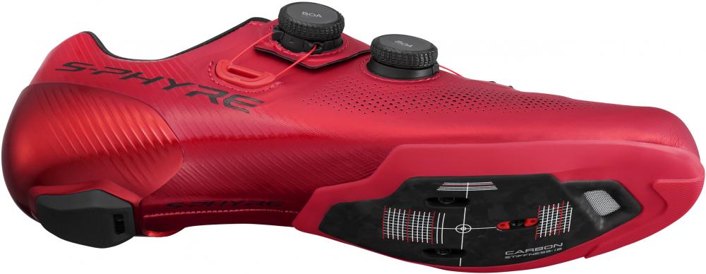 SHIMANO SHIMANO Fahrradschuhe RC903 Damen/Herren Road SPD-SL Fahrradschuhe - 43, Rot