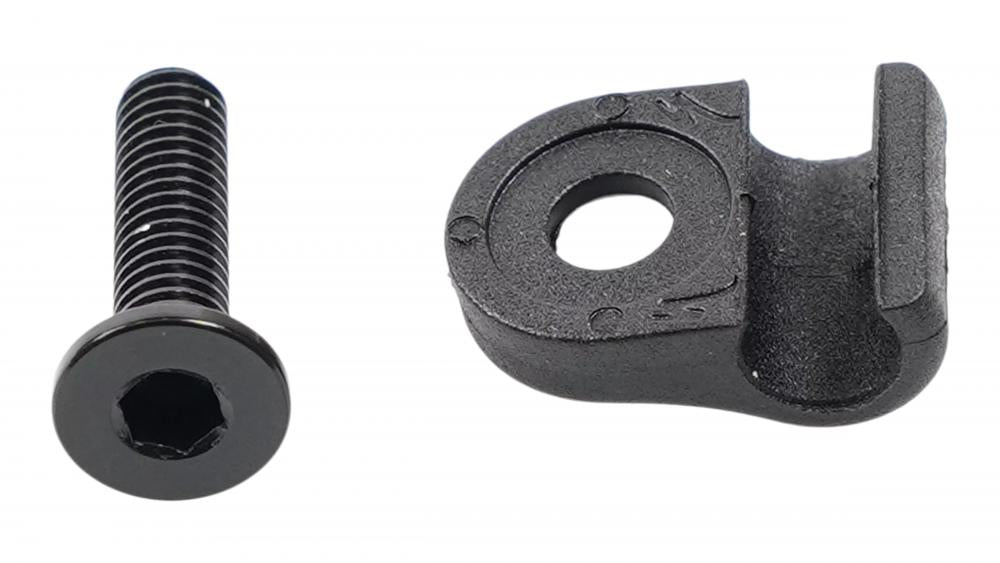 CABLE CBG CABLE CLIP - Adapter - 5MM PLASTIC CABLE GUIDE - SINGLE BOLT W/ BOLT (CB6-147) - Kabelclip