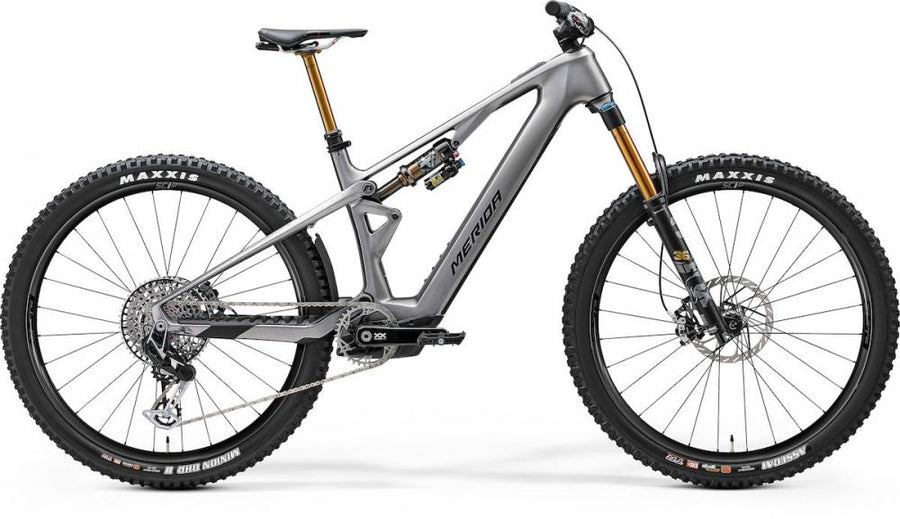Merida eONE-SIXTY SL 10K I1 glossy Größe M Grau - leistungsstarkes E-MTB für anspruchsvolle Trails