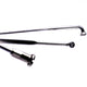 Büchel Speichen 2x266mm Nirosta silber 2,0mm mit 12mm vernickelten Messingnippeln, 100er Pack