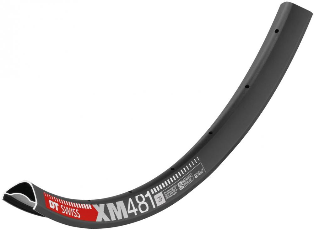 DT Swiss Felge XM 481 29" 32 Loch Schwarz - robuste Trail-Felge mit 30 mm Innenbreite