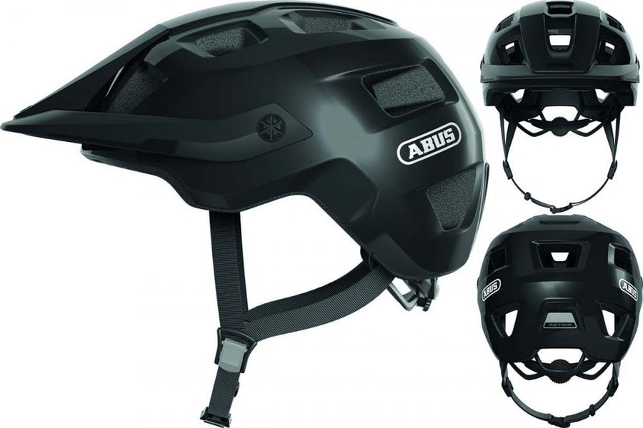 Abus Helm Motrip shiny black S 51 bis 55cm