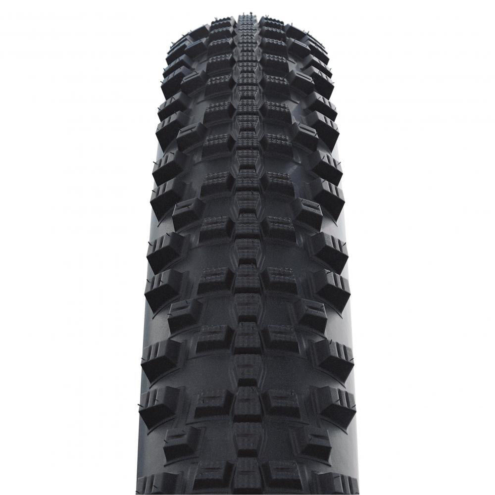 Schwalbe Smart Sam 26x2.10 MTB-Reifen mit Allround-Profil für Gelände und Straße, robuste Performance Line Qualität.