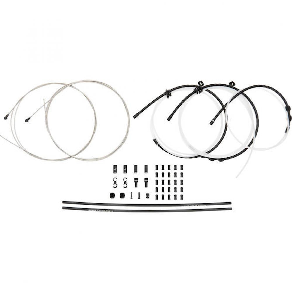Jagwire Bremszugset Road Elite Link Standardlänge Schwarz - direkte, leichte Rennrad-Bremsperformance