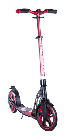 Scooter Six Degrees Aluminium RS rot/schwarz, 230mm & 215mm