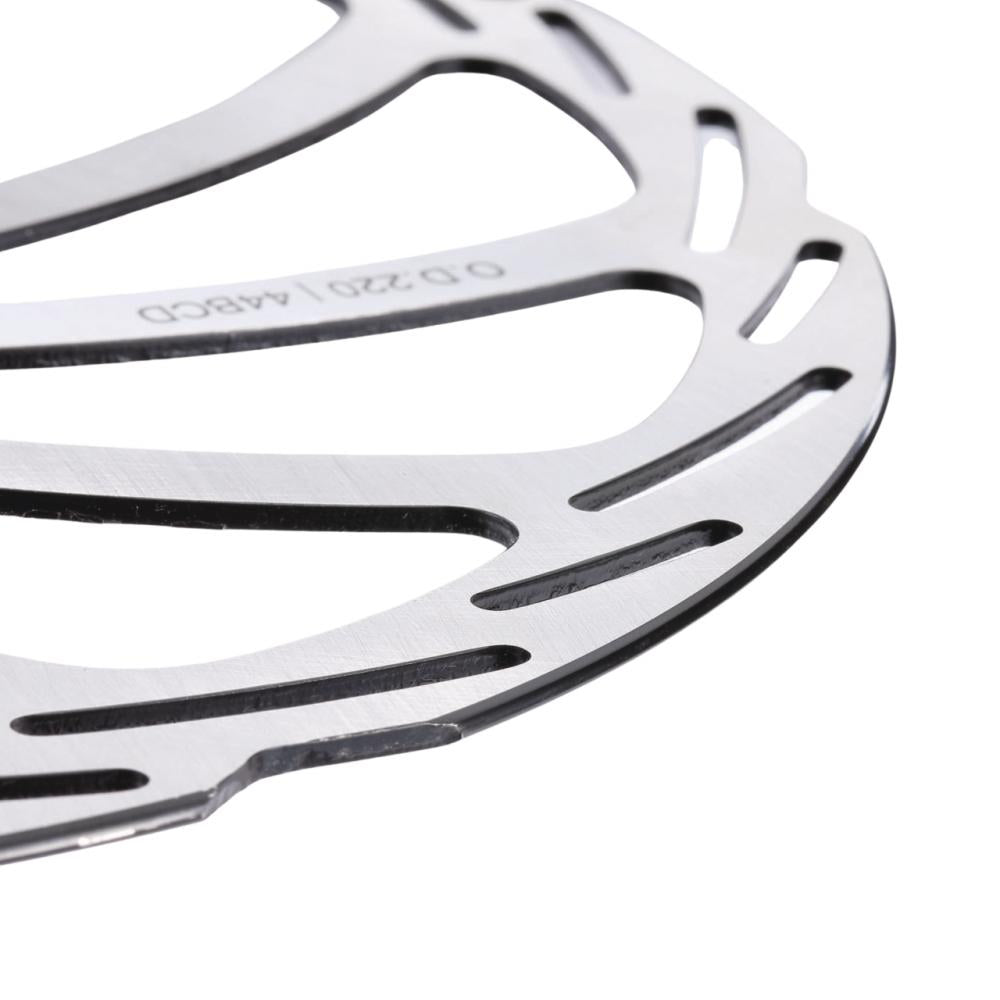 BBB Cycling Bremsscheibe PowerStop 220 mm silber - starke Bremsleistung für moderne Scheibenbremsen
