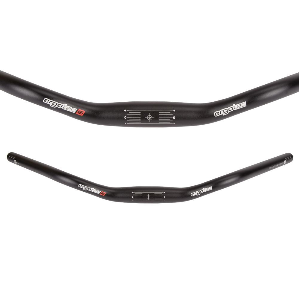 Ergotec Lenker Trekking Ø 31.8 mm 620 mm Höhe 32mm 45° schwarz Safety Level 5