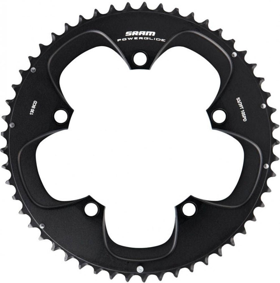 SRAM Red Kettenblatt 36 Zähne 11-fach 110mm Lochkreis schwarz - Hochleistungs Kettenblatt für Rennrad