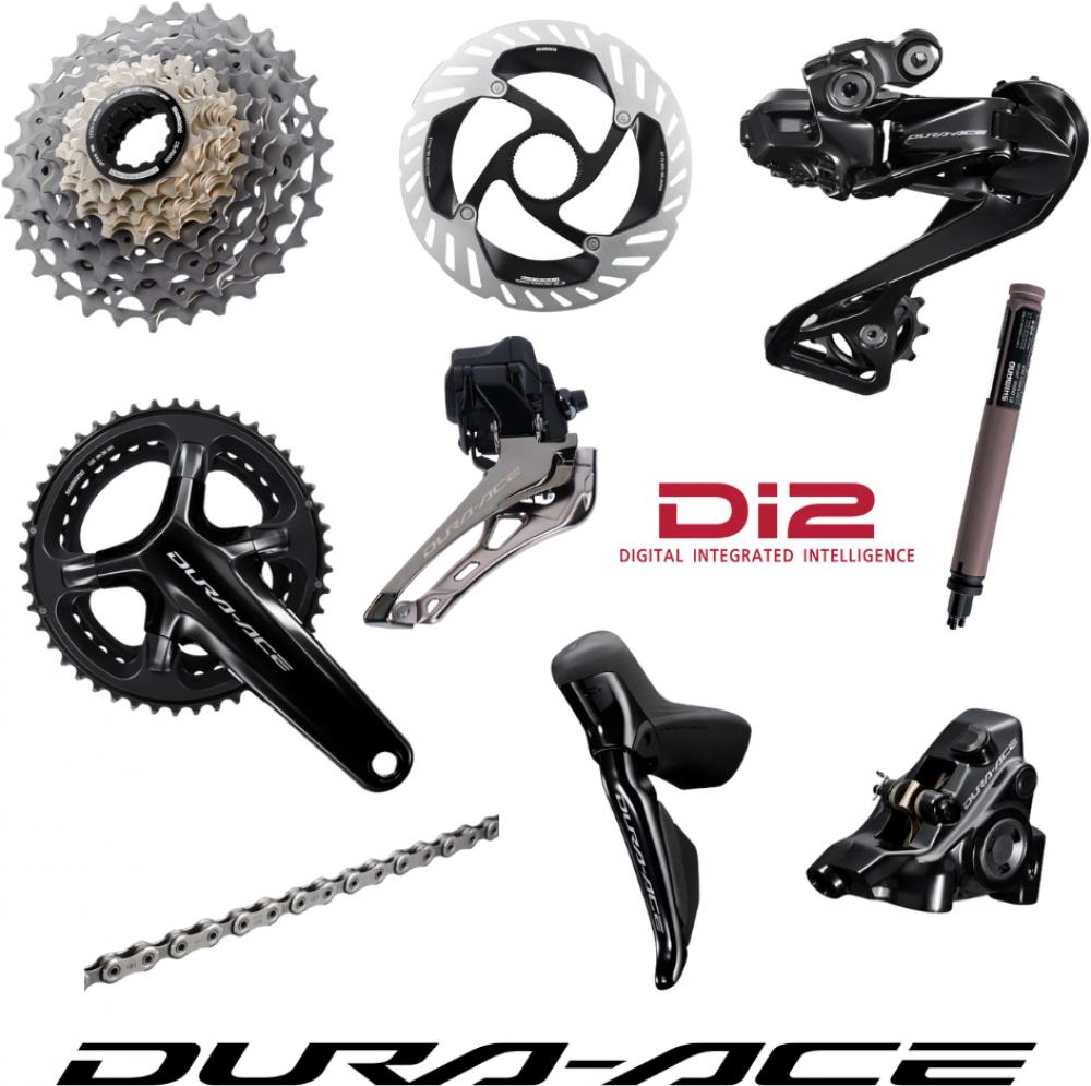 SHIMANO Gruppe Dura Ace Di2 12-fach Powermeter 172,5 mm 52-36 - Top-Performance für Racer