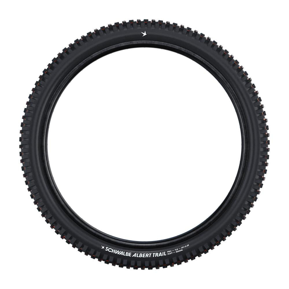Schwalbe FALTREIFEN ALBERT RADIAL Trail Pro Ultra Soft 63-584 Schwarz - maximaler Grip & Kontrolle