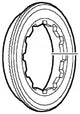 SHIMANO Distanzring CS-HG50 2,56 mm - 2,, 56 mm
