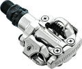 SHIMANO PD-M520 SPD Pedal in Silber für MTB und Trekking.