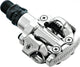 SHIMANO Pedal PD-M520 Pedal - Silber, SPD-System für MTB und Trekking