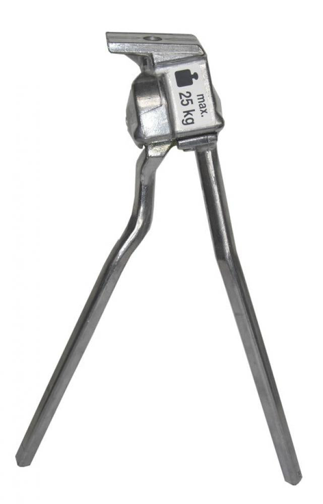 Esge Zweibeinständer Alu silber S - Standard 290mm