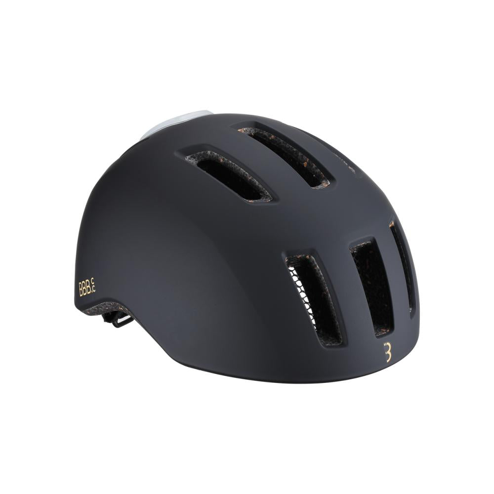 BBB Cycling BBB Grid ECO Helm M matt schwarz - sicherer & nachhaltiger City-Fahrradhelm