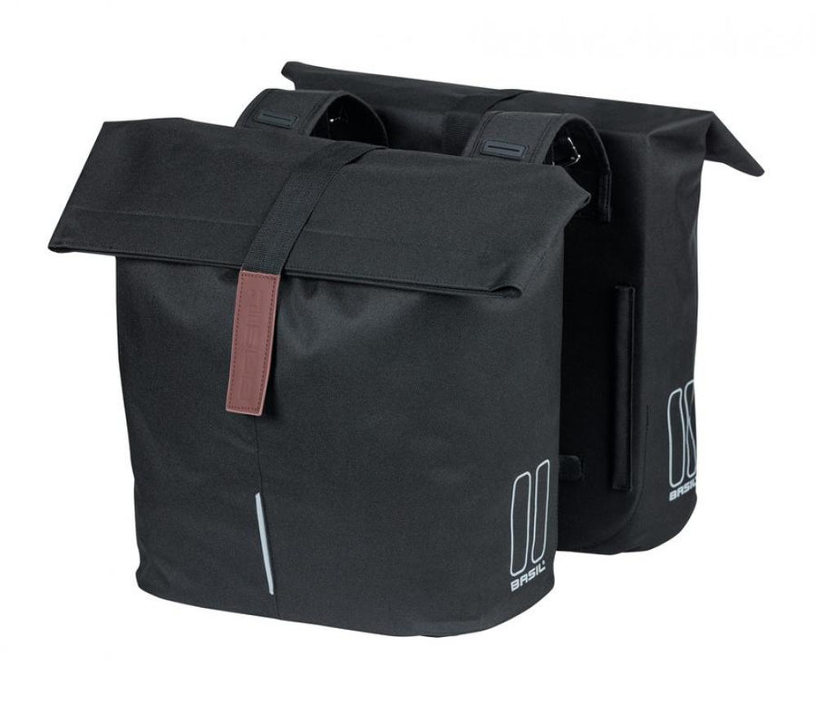 Basil Doppelpacktasche City schwarz 30x18x49cm