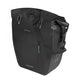 Basil Einzeltasche Rivo L schwarz 25-31L - Fahrradtasche mit MIK Hooks, wasserabweisend, große Hinterrad-Einzeltasche
