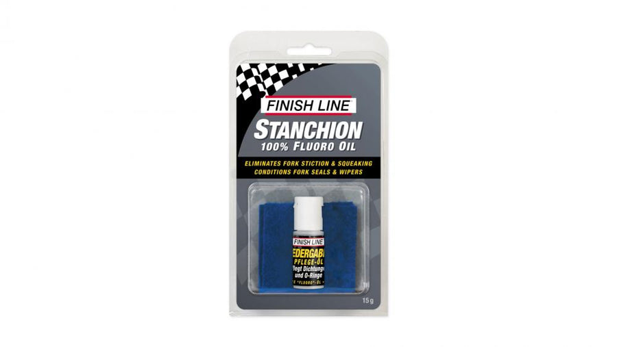 Finish Line Stanchion Lube 15 g - flüssiges Fluorpolymer-Standrohr-Öl für Federgabeln & Dämpfer - reduziert Reibung, schützt Dichtungen & O-Ringe