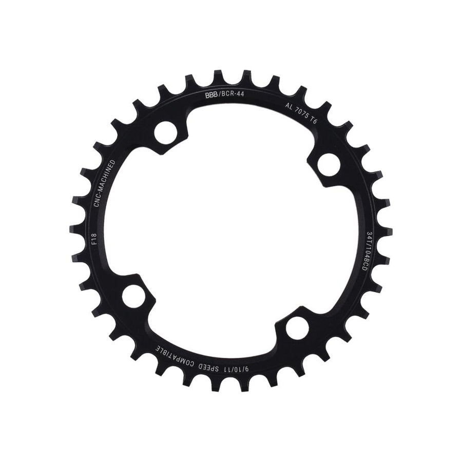 BBB Cycling Kettenblatt MTBGear narrow wide 34T/104mm anthrazit - präziser MTB-Kettenhalt