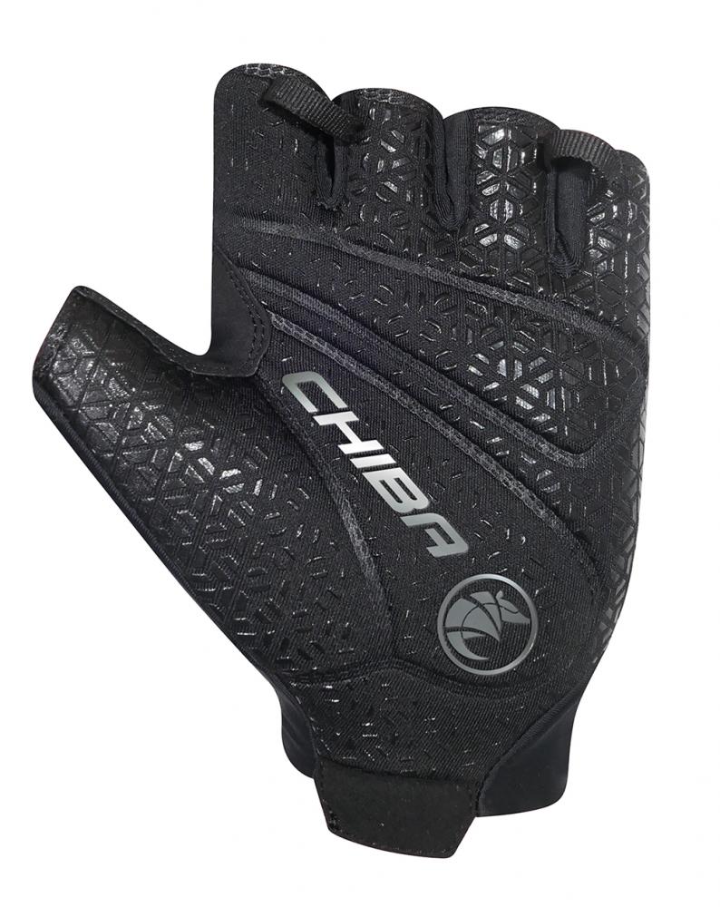 CHIBA Pure Race II - Radhandschuhe schwarz XL, atmungsaktiv, leicht gepolstert