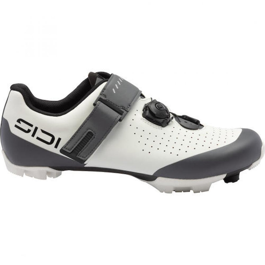 Sidi MTB PHYSIS ice white/anthracite 40 Weiß/Anthrazit - steifer Carbon-MTB-Schuh mit Top-Passform
